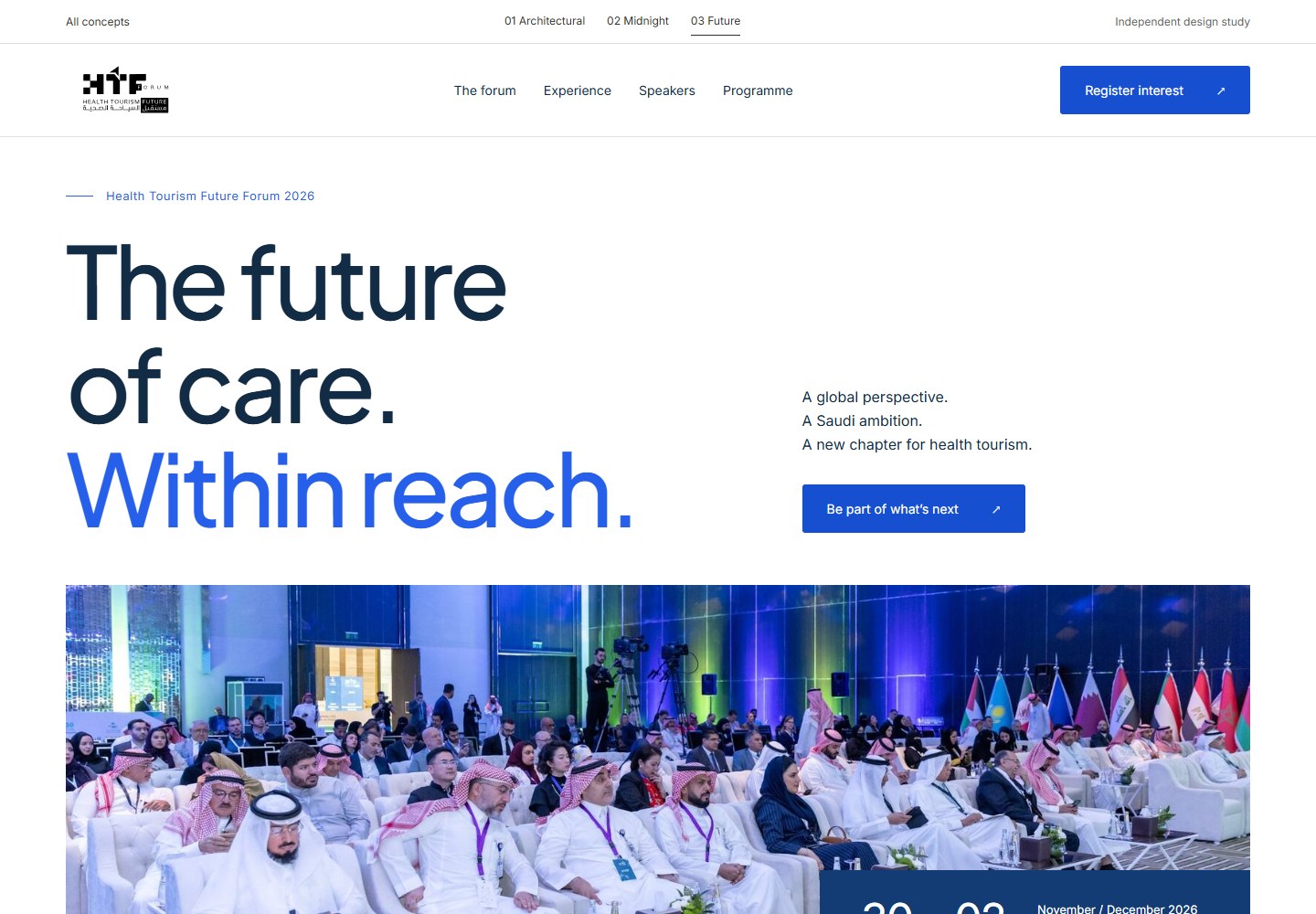 Homepage preview for Future of Riyadh